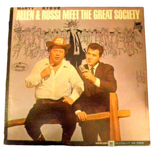 Marty Allen & Steve Rossi – Meet The Great Society, Mercury Record Release 1965